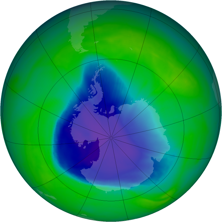 Ozone Map 2007-11-07